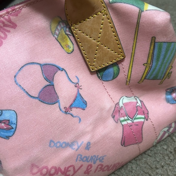 Dooney & Bourke Pink Beach Satchel - Picture 7 of 11